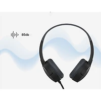 Casque d'écoute avec fil pour enfants SoundForm Mini de Belkin - Noir