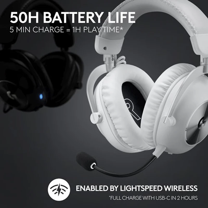 Casque de jeu sans fil G PRO X 2 LIGHTSPEED de Logitech