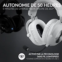 Casque de jeu sans fil G PRO X 2 LIGHTSPEED de Logitech