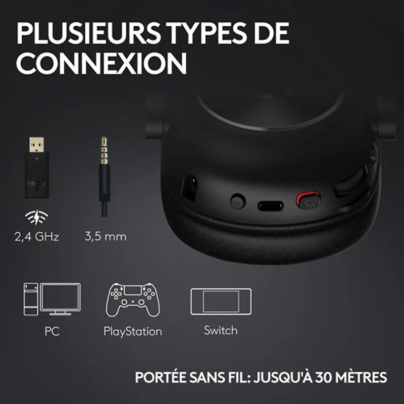 Casque de jeu sans fil G PRO X 2 LIGHTSPEED de Logitech