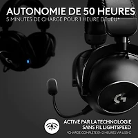 Logitech G PRO X 2 LIGHTSPEED Wireless Gaming Headset - Black