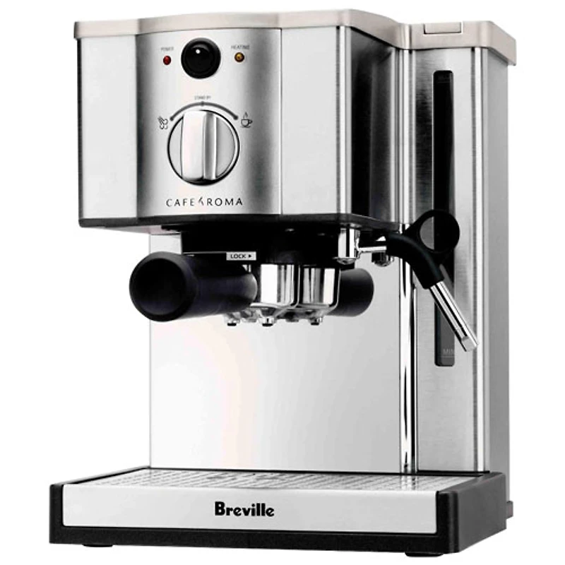 Remis à neuf (Bon état) - Machine à espresso à pompe Café Roma de Breville - Remis à neuf par Breville