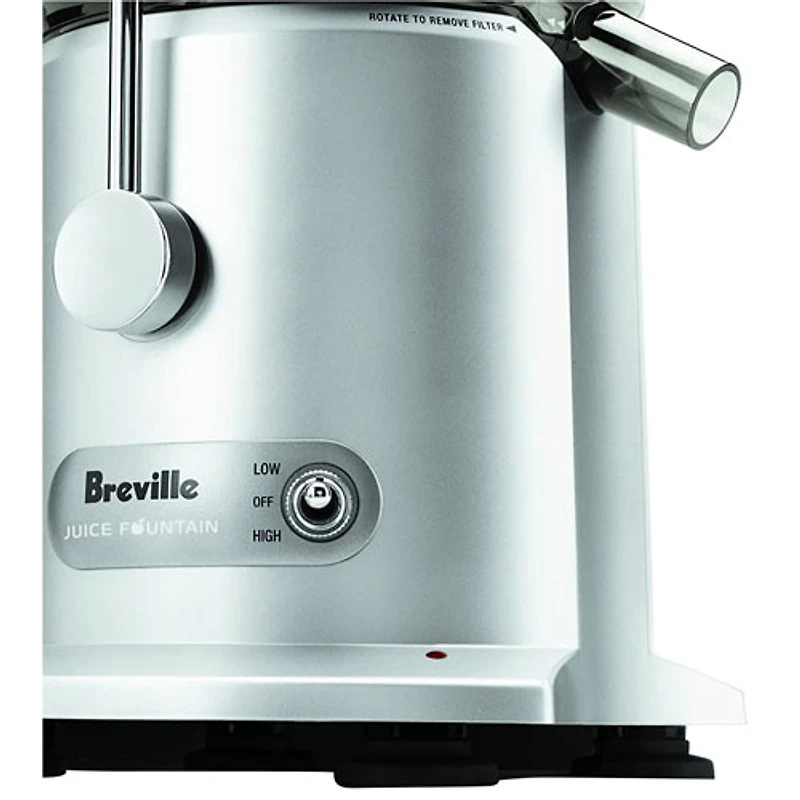 Remis à neuf (Bon état) - Centrifugeuse Juice Fountain Plus de Breville - Argenté - Remis à neuf par Breville