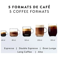 Machine à café/espresso Vertuo Pop+ de Nespresso par Breville
