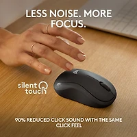 Logitech M240 Silent 1000 DPI Bluetooth Optical Mouse - Black - Only at Best Buy
