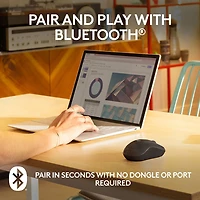 Logitech M240 Silent 1000 DPI Bluetooth Optical Mouse - Lavender - Only at Best Buy