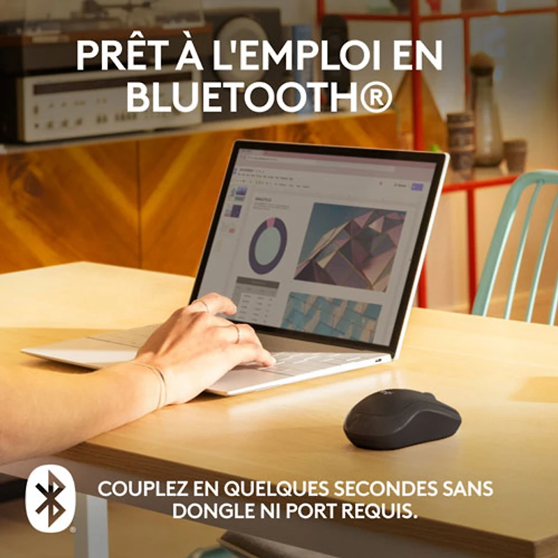 Logitech M240 Silent 1000 DPI Bluetooth Optical Mouse - Lavender - Only at Best Buy