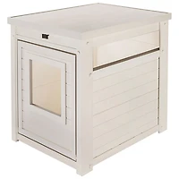 Meuble à litière de New Age Pet - Blanc antique