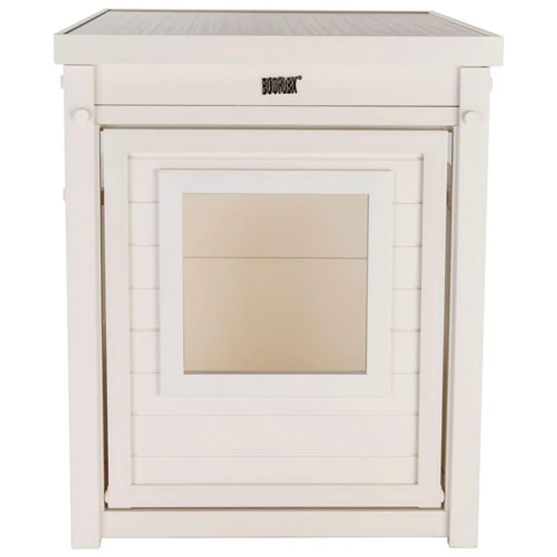 Meuble à litière de New Age Pet - Blanc antique