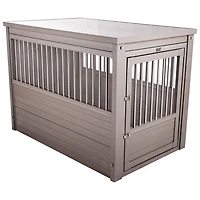 New Age Pet InnPlace Pet Crate & End Table - Large - Grey