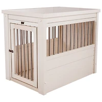 New Age Pet InnPlace Pet Crate & End Table - Medium - Antique White