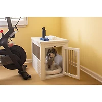 New Age Pet InnPlace Pet Crate & End Table - Medium - Antique White