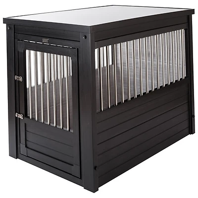 Cage et table d'extrémité pour animal de compagnie InnPlace de New Age Pet - Grand - Espresso