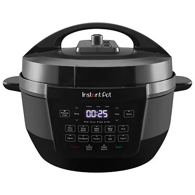 Instant Pot 7-in-1 Duo Wide Base Electric Pressure Cooker - 7.5 Qt - Black