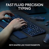 Combo Bluetooth MX Keys S - Clavier MX Keys S, souris MX Master 3S, repose-paume MX