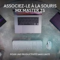 Clavier sans fil rétroéclairé à touches programmables MX Keys S de Logitech