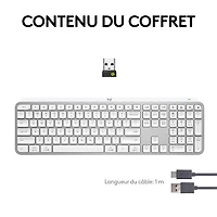 Clavier sans fil rétroéclairé à touches programmables MX Keys S de Logitech
