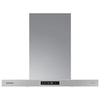 Samsung Bespoke 30" Wall Mount Range Hood (NK30CB700WCGAA) - Grey Glass
