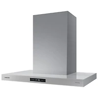 Samsung Bespoke 30" Wall Mount Range Hood (NK30CB700WCGAA) - Grey Glass