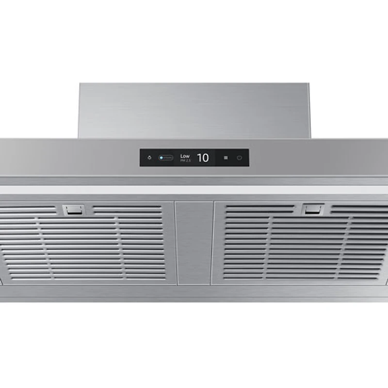 Samsung Bespoke 30" Wall Mount Range Hood (NK30CB700WCGAA) - Grey Glass