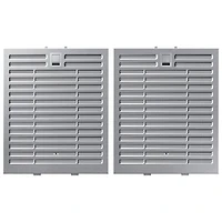 Samsung Bespoke 30" Wall Mount Range Hood (NK30CB700WCGAA) - Grey Glass