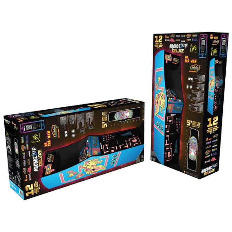 Borne d'arcade de luxe Class of '81 Ms. Pac-Man d'Arcade1Up