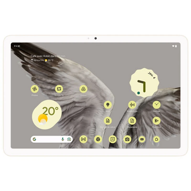 Google Pixel 11" 256GB Tablet with Charging Speaker Dock - Porcelain