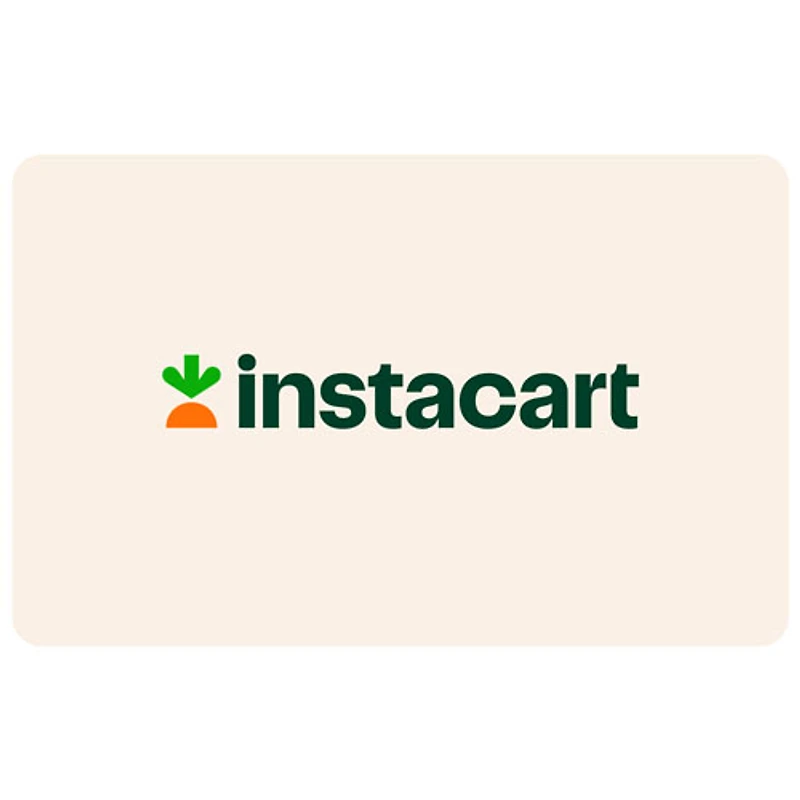 Carte-cadeau Instacart - 200 $ - Téléchargement numérique
