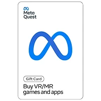 Carte-cadeau Meta Quest - 25 $ - Téléchargement