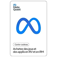Carte-cadeau Meta Quest - 50 $ - Téléchargement