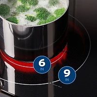 Cuisinière électrique autonome à 5 éléments à convection véritable et friture à l'air sans préchauffage de 5,0 pi³ et de 30 po de GE (JCB840STSS) - Acier inoxydable