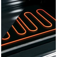 Cuisinière électrique autonome à 5 éléments avec convection véritable et friture à l'air 5,0 pi³ 30 po de GE (JCB840ETES) - Ardoise