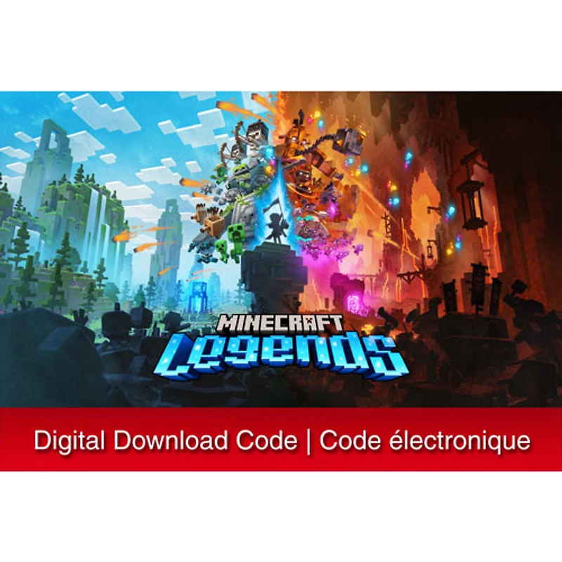 Minecraft Legends (Switch) - Téléchargement numérique