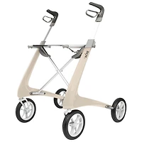 byACRE Carbon Ultralight Comfort Rollator Walker - White