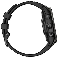 Montre intelligente multisport Bluetooth de 47 mm fēnix 7 Pro Sapphire Solar de Garmin - Gris carbone/Noir