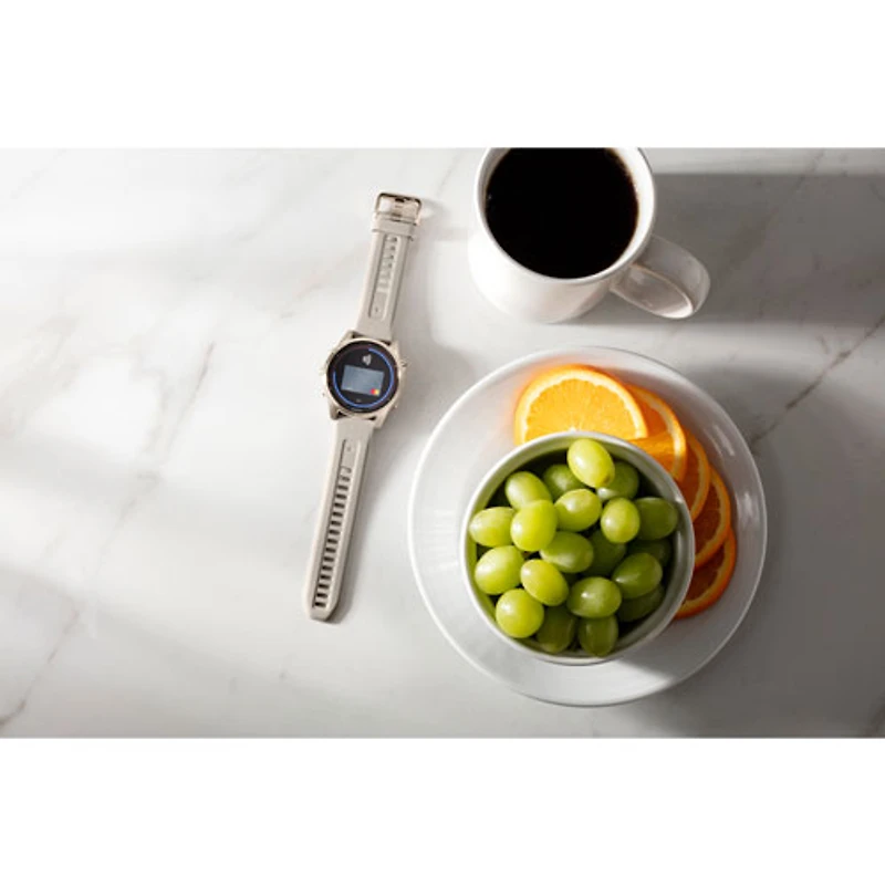 Garmin fēnix 7X Pro Sapphire Solar 51mm Bluetooth Multisport Smartwatch - Fog Grey/Ember Orange