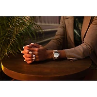 Montre intelligente multisport Bluetooth de 51 mm fēnix 7X Pro Sapphire Solar de Garmin - Gris brouillard/Orange ambré