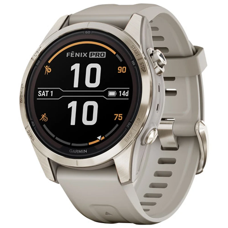 Garmin fēnix 7S Pro Sapphire Solar 42mm Bluetooth Multisport Smartwatch