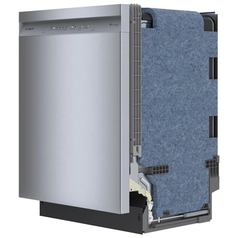 Lave-vaisselle encastrable de 24 po et 48 dB de Bosch - Acier inoxydable
