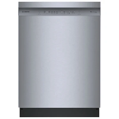 Lave-vaisselle encastrable 24 po 46 dB avec troisième panier de Bosch (SHE5AE75N) - Acier inoxydable