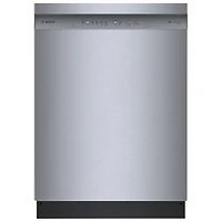 Lave-vaisselle encastrable 24 po 46 dB avec troisième panier de Bosch (SHE5AE75N) - Acier inoxydable