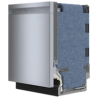 Lave-vaisselle encastrable 24 po 46 dB avec troisième panier de Bosch (SHE5AE75N) - Acier inoxydable