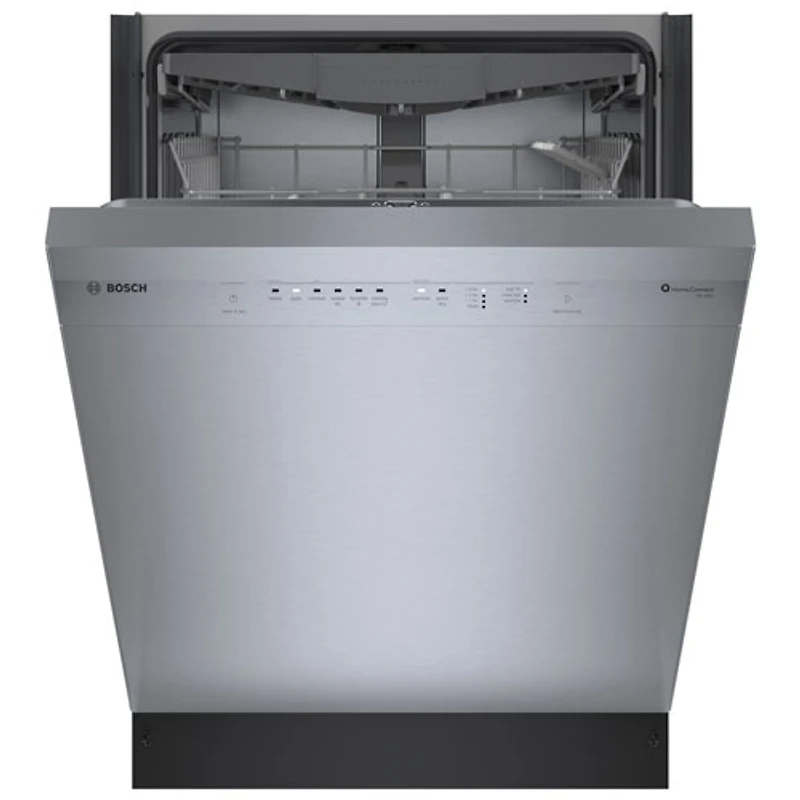 Lave-vaisselle encastrable 24 po 46 dB avec troisième panier de Bosch (SHE5AE75N) - Acier inoxydable