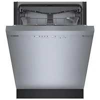 Lave-vaisselle encastrable 24 po 46 dB avec troisième panier de Bosch (SHE5AE75N) - Acier inoxydable