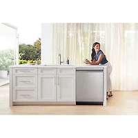 Lave-vaisselle encastrable 24 po 46 dB avec troisième panier de Bosch (SHX5AEM5N) - Acier inoxydable