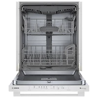 Lave-vaisselle encastrable 24 po 46 dB avec troisième panier de Bosch (SHX5AEM2N) - Blanc