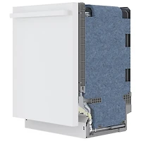 Lave-vaisselle encastrable 24 po 46 dB avec troisième panier de Bosch (SHX5AEM2N) - Blanc
