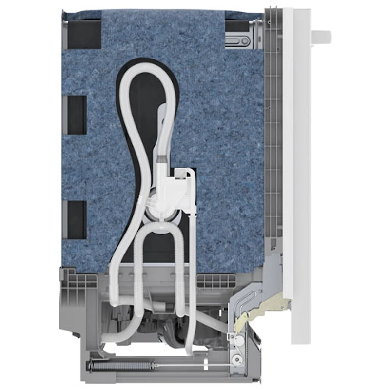 Lave-vaisselle encastrable 24 po 46 dB avec troisième panier de Bosch (SHX5AEM2N) - Blanc