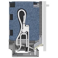 Lave-vaisselle encastrable 24 po 46 dB avec troisième panier de Bosch (SHX5AEM2N) - Blanc