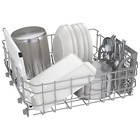 Lave-vaisselle encastrable 24 po 46 dB avec troisième panier de Bosch (SHX5AEM2N) - Blanc